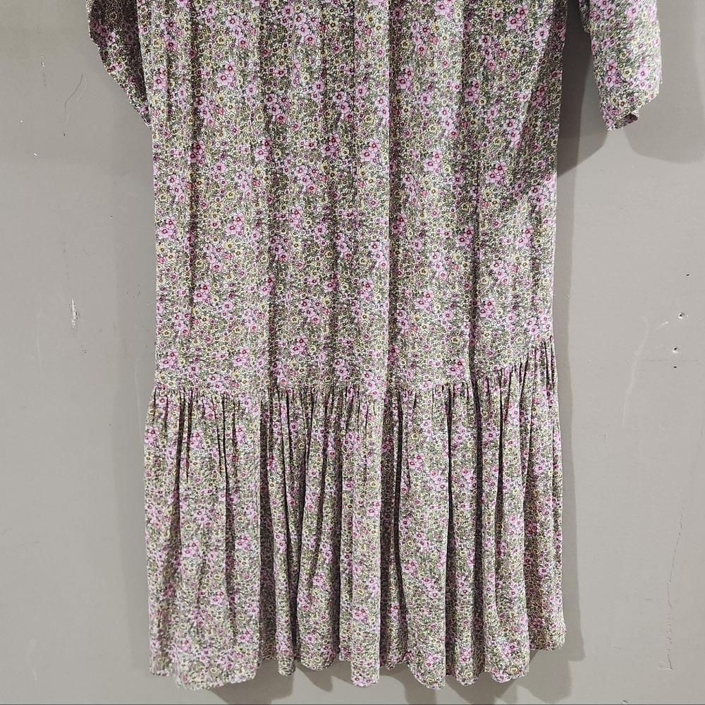 H&M floral print tiered maxi dress Sz S Boho Coastal Cowgirl - Picture 5 of 6